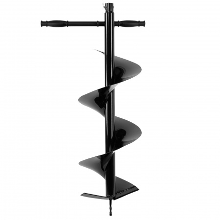 Шнек для грунта E-250, диаметр 250 мм, длина 800 мм,соединение 20 мм, несъемный нож Denzel