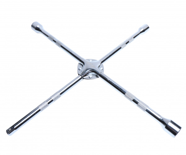 Ключ баллонный 1/2"х17х19х21мм крестообразный L-500мм LG-7082 LIGE /1/10 NEW