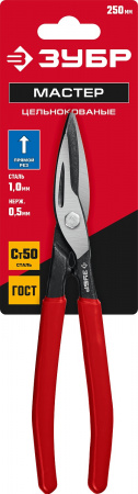 ЗУБР 250 мм, прямые ножницы по металлу (23015-25)