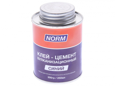 Клей резиновый самовулканизующийся 240мл (цемент, синий) НОРМ /1