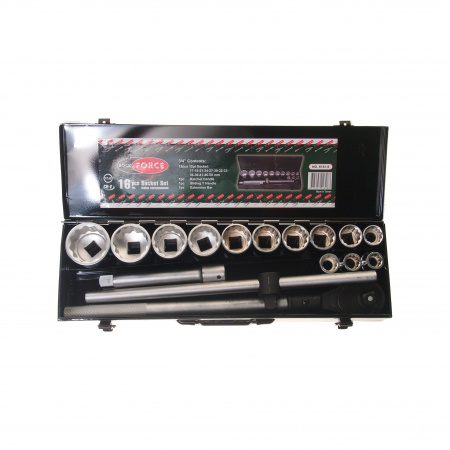 Набор инструмента RF-6161-9: 3/4"DR 12-гранный 16пр. ROCKFORCE /1/3