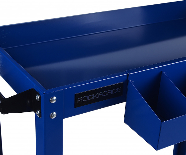 Тележка инструментальная 2-х полочная (350х770х820мм, размеры полок-60х350х700мм) ROCKFORCE /1