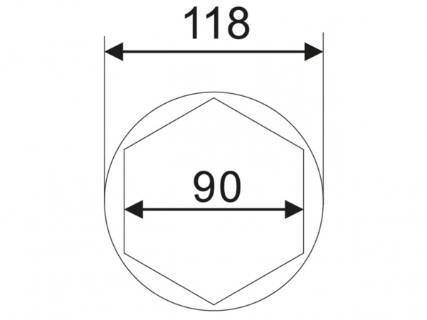 JTC Головка ступичная 90мм (IVECO) JTC