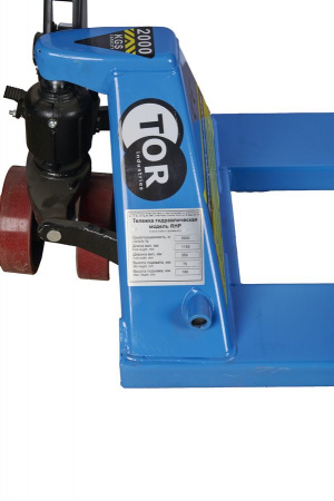 Тележка гидравлическая 2000 кг 1150 мм полиуретановые колеса TOR DF-III (серия S) Тележка гидравлическая 2000 кг 1150 мм полиуретановые колеса TOR DF-III (серия S)