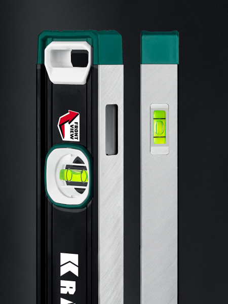 KRAFTOOL A-RATE CONTROL, 400 мм, точность 0.3 мм/м, с инновационным зеркальным глазком, сверхпрочный уровень (34986-40)