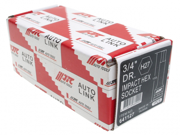 JTC Головка торцевая 3/4" HEX H27 ударная L=88мм JTC JTC Головка торцевая 3/4" HEX H27 ударная L=88мм JTC