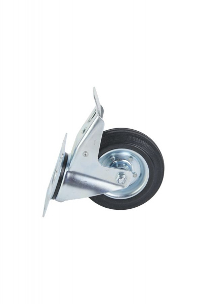 Колесо поворотное усиленное резина SRCB 63 160 мм с тормозом