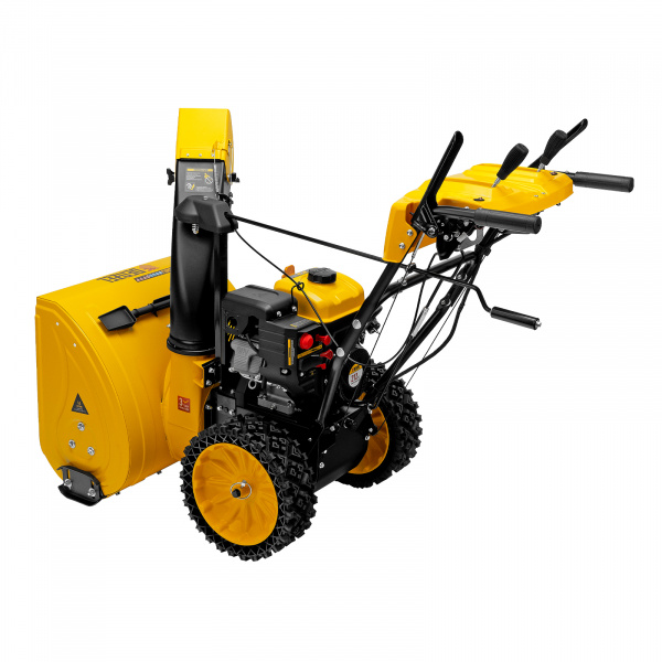 Бензиновая снегоуборочная машина SBM 610S PRO, 212 cc, электростартер, фара, обогрев Denzel 