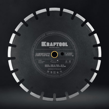 KRAFTOOL ASPHALT 350 мм (25.4/20 мм, 12х3.2 мм), алмазный диск (36687-350)