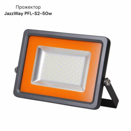 Прожектор PFL-S2-50w 6500K IP65 NEW(с клапаном) 2853301D Jazzway