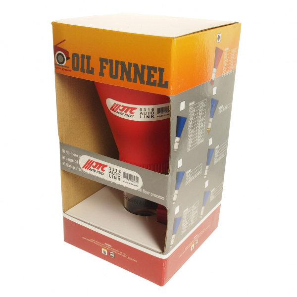 JTC Воронка 125мм пластиковая М37хP3.0 для масла JTC