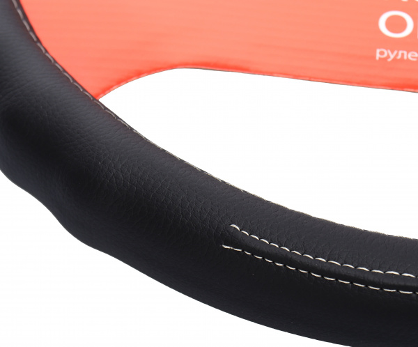 Оплетка руля AP-130 BLACK (M) экокожа AUTOPROFI 1/20