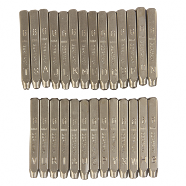 JTC Клейма буквенные латиница 6мм JTC