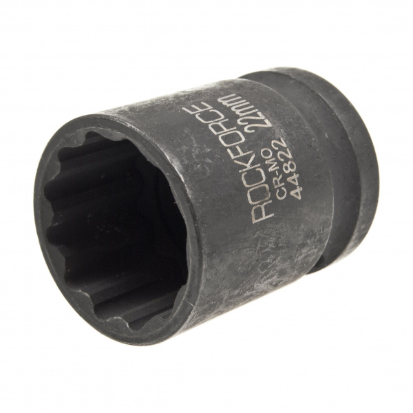 Головка торцевая 22мм 1/2" 12-гранная ударная L=58мм ROCKFORCE RF-44822 /1/180 Головка торцевая 22мм 1/2" 12-гранная ударная L=58мм ROCKFORCE RF-44822 /1/180