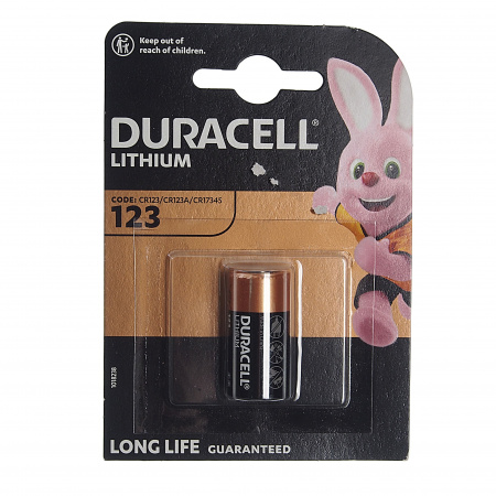 Элемент питания A123: 123A-ВС1 LITHIUM ULTRA FOTO  (фотоаппараты) 3V DURACELL /1/10/50