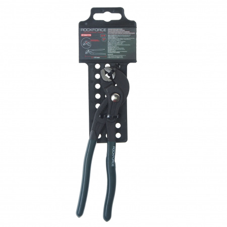 Пассатижи RF-613U175 переставные сантехнические с кнопкой фиксации Cr-V 7" -175мм ROCKFORCE /1/100