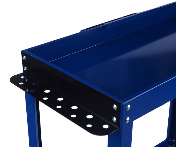 Тележка инструментальная 2-х полочная (350х770х820мм, размеры полок-60х350х700мм) ROCKFORCE /1