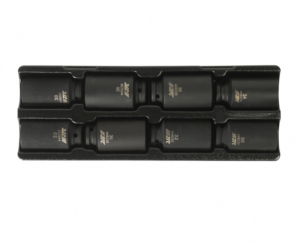 JTC Набор головок торцевых 1/2" (6-ти гранных 30-36мм/12-гранных 30-36мм) глубоких 8 предметов JTC JTC Набор головок торцевых 1/2" (6-ти гранных 30-36мм/12-гранных 30-36мм) глубоких 8 предметов JTC