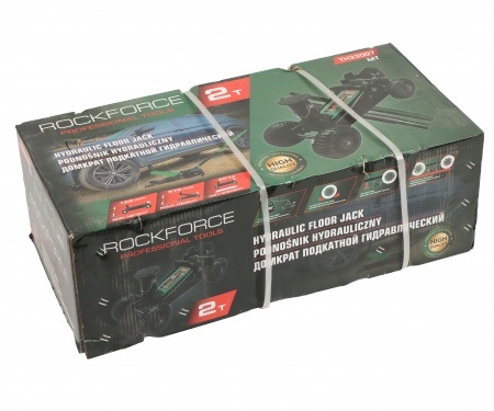 Домкрат гидравлический RRF-TH33007MT подкатной 2т (h min 155мм.h max 575мм) ROCKFORCE /1