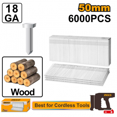 Гвозди для нейлера 50 мм INGCO ANA18506 INDUSTRIAL