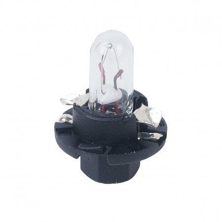 Автолампа BAX1.2W с черным патроном (BX8.4d) 12V OSRAM /10/50 HIT