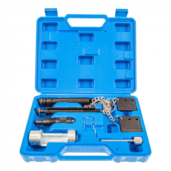 Набор фиксаторов для двигателей ER-86724 VAG (VW Passat 98-04, Audi A4, A6, A8, A11 97-04) 8пр., в кейсе ЭВРИКА /1/10