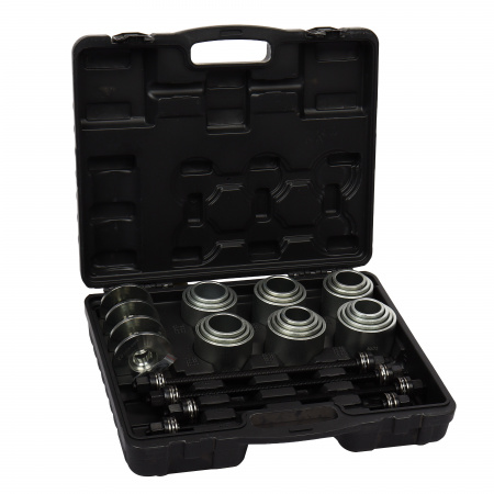 Набор для замены сайлентблоков, втулок и подшип 28пр.(75,77,80,85мм; M10, M12, M14, M16 L-350мм; Ø: 34-82мм L-55мм) в кейсе LG-94610 LIGE /1