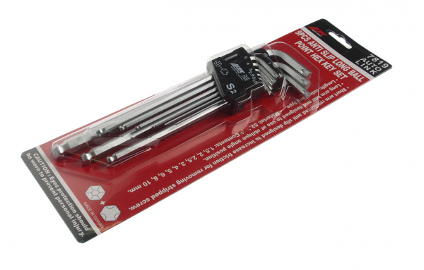 JTC Набор ключей шестигранных удлиненных с шаром для поврежденного крепежа 9 предметов JTC JTC Набор ключей шестигранных удлиненных с шаром для поврежденного крепежа 9 предметов JTC