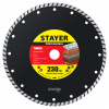 STAYER TURBO 230 мм (22.2 х 7 х 2.8 мм), сегментированный алмазный диск (3662-230)