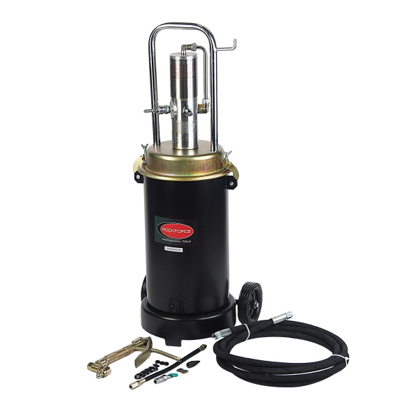 Нагнетатель смазки RF-TRH20 пневматический перекатной под закладку 17кг (ст.арт. RF-TRG2095 ) ROCKFORCE /1