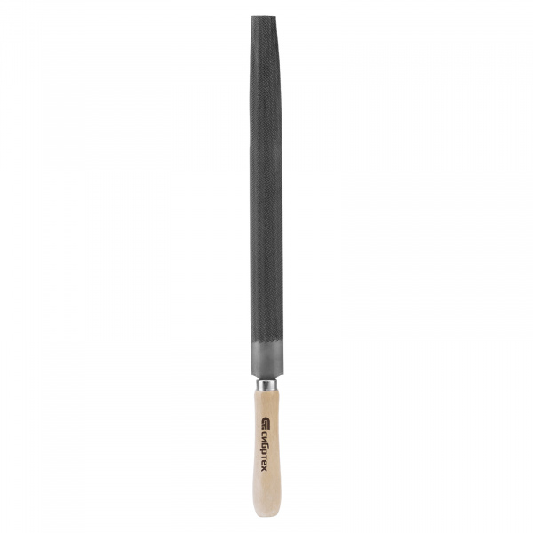 Напильник полукруглый, 300 мм, деревянная ручка Сибртех