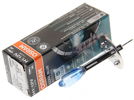 Автолампа H1 (55) P14.5s+100% COOL BLUE INTENSE (NextGen) до 5000K 12V OSRAM /1/10/100