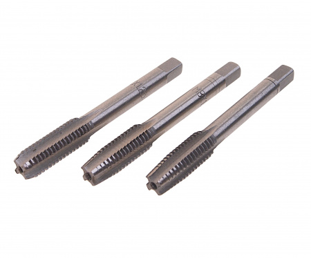 Метчик RF-TAP08125 M8x1,25 (3шт),в пластиковом футляре ROCKFORCE /1
