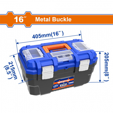 Ящик для инструмента 405х215х205 мм, 15 кг WADFOW WTB3316