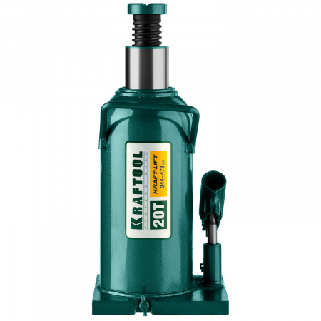 KRAFTOOL KRAFT-LIFT, 20 т, 244 - 478 мм, бутылочный гидравлический домкрат (43462-20)