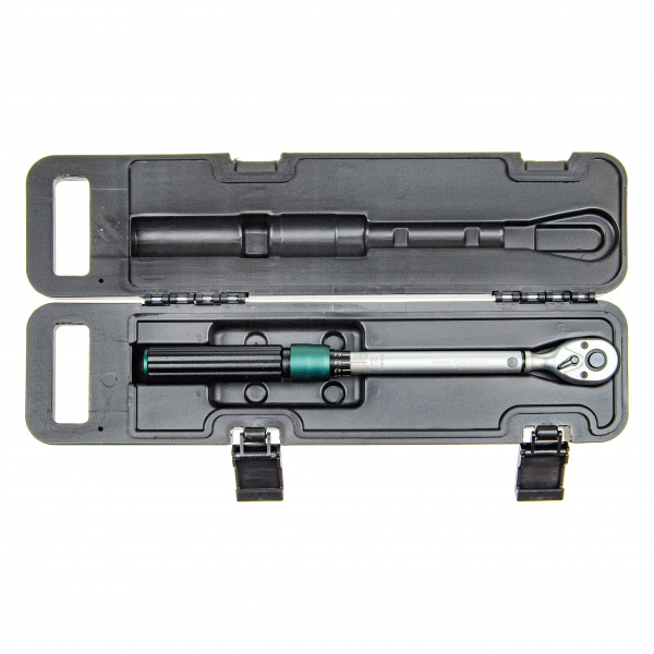 Ключ динамометрический RF-6473380 щелчкового типа с быстр.фикс. "Premium" 10-60Нм,3/8",в пласт. кейсе ROCKFORCE /1/6