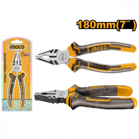 Плоскогубцы  180мм  INGCO  HCP08188