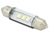 Автолампа C5W (SV8.5/8) LED 38мм WHITE Ultinon Pro6000 6000K 100Лм 12V PHILIPS /1/10