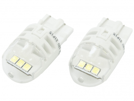 Автолампа W21/5W (W3*16q) LED WHITE Ultinon Pro6000 6000K 250/50Лм (2шт) 12V PHILIPS /1