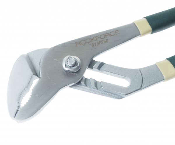 Пассатижи RF-613F250 переставные Cr-V 10" -250мм, на блистере ROCKFORCE /1/10