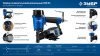 ЗУБР CRN-45, пневматический кровельный нейлер для барабанных гвоздей ЗУБР CRN (22-45 мм), Профессионал (31920)