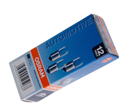 Автолампа T4W (BA9s) 12V OSRAM /10/50/200 HIT