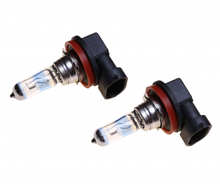 Автолампа H11 (55) PGJ19-2 +120% (бокс, 2шт) 12V MEGAPOWER /1/10