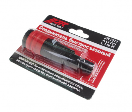 JTC Переходник для компрессора 13.9мм быстросъемный композитный с клапаном "елочка" JTC