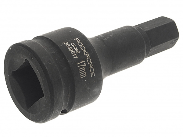 Головка-бита 17мм 3/4" 6-гранная ударная L= 110 мм ROCKFORCE RF-2649017 /1/10/420