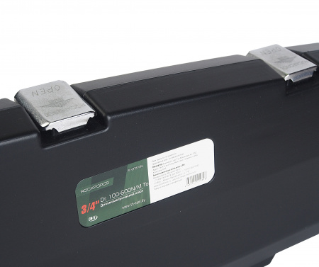 Ключ динамометрический RF-64761095 щелчкового типа с быстр.фикс. "Premium" 100-600Нм,3/4",в пласт. кейсе ROCKFORCE /1/2