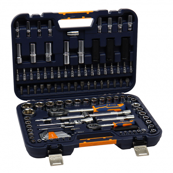 Набор торцевых головок 1/2"&1/4" 6-гранный 112пр., в кейсе LG-S1112 LIGE /1/3 NEW Набор торцевых головок 1/2"&1/4" 6-гранный 112пр., в кейсе LG-S1112 LIGE /1/3 NEW