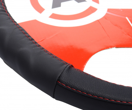 Оплетка руля AP-1070 BLACK (M) "LUXURY" натуральная кожа AUTOPROFI 1/25