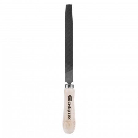 Напильник плоский, 150 мм, деревянная ручка Сибртех