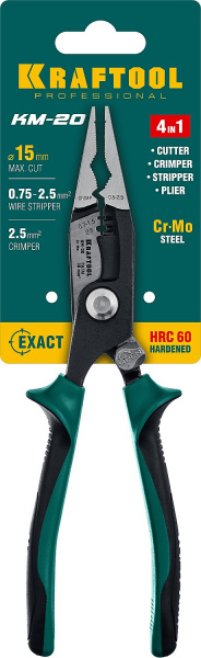 KRAFTOOL KM-20 инструмент для снятия изоляции (23336-20)